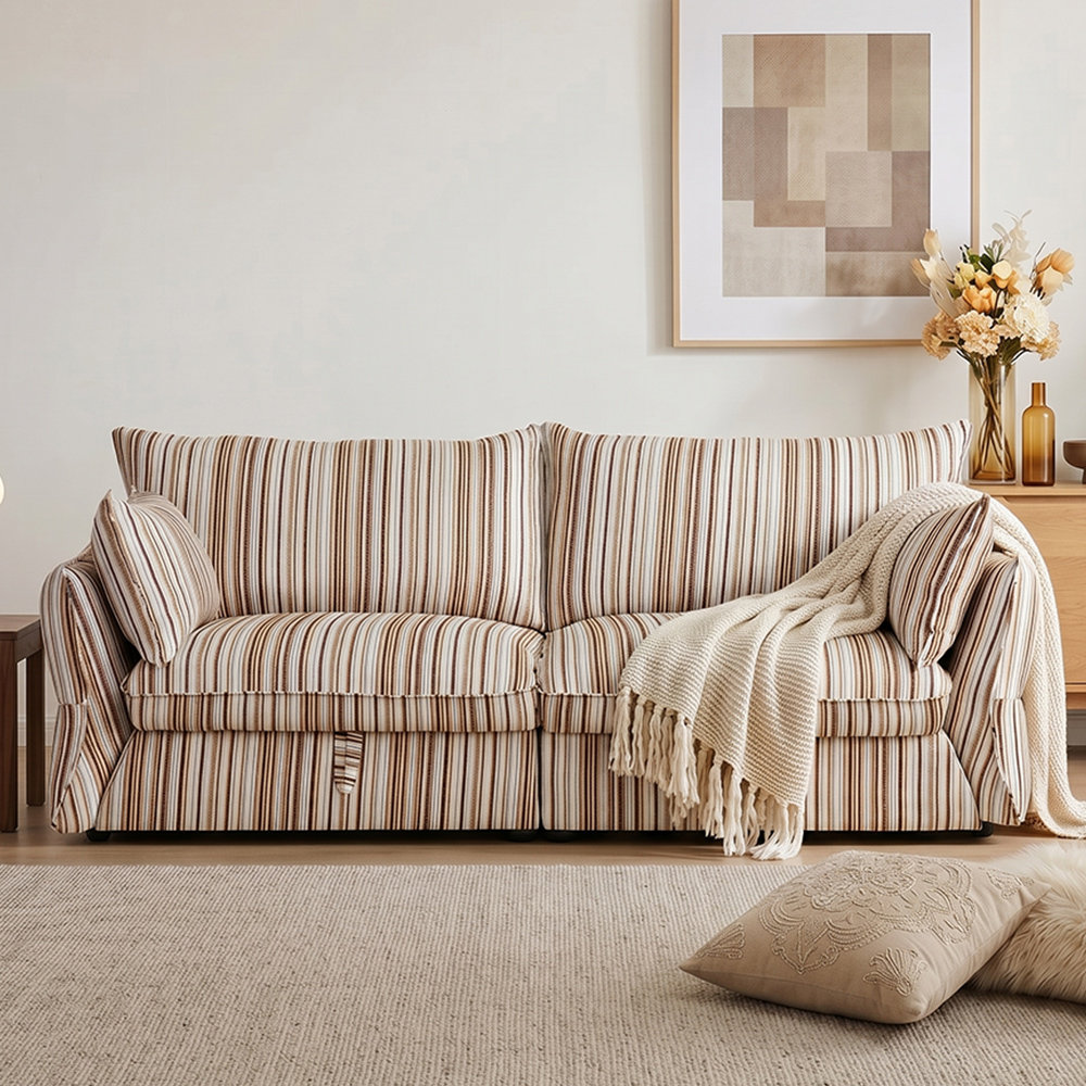 Latitude Run&amp;reg; Fred 86.5" Upholstered Sofa | Wayfair