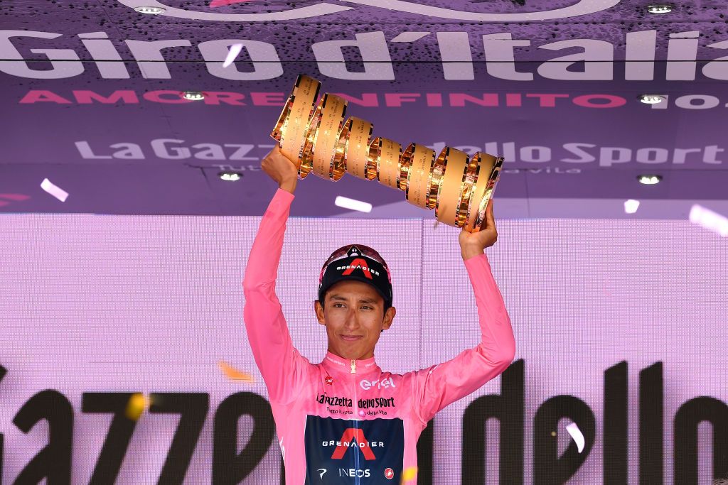 Egan Bernal (Ineos Grenadiers) won the 2021 Giro d&#039;Italia