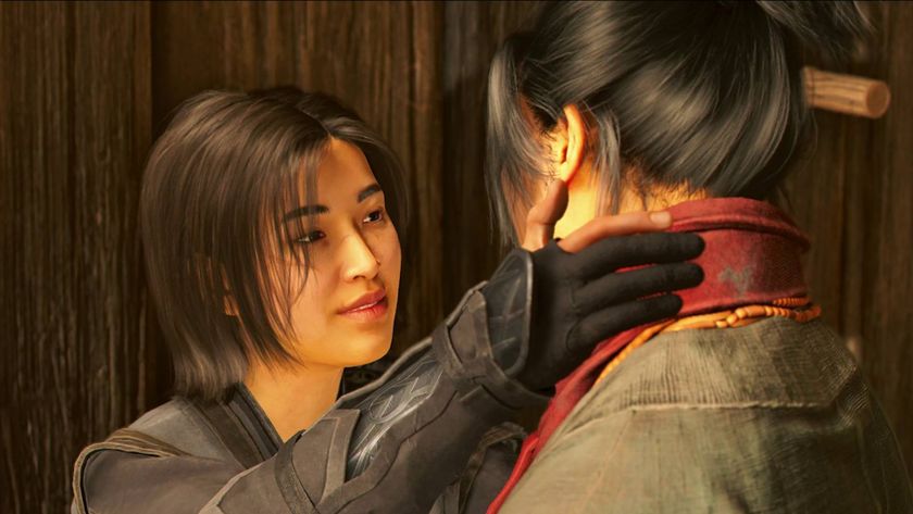 Assassin&#039;s Creed Shadows romance options Naoe pulling Gennojo in for a kiss