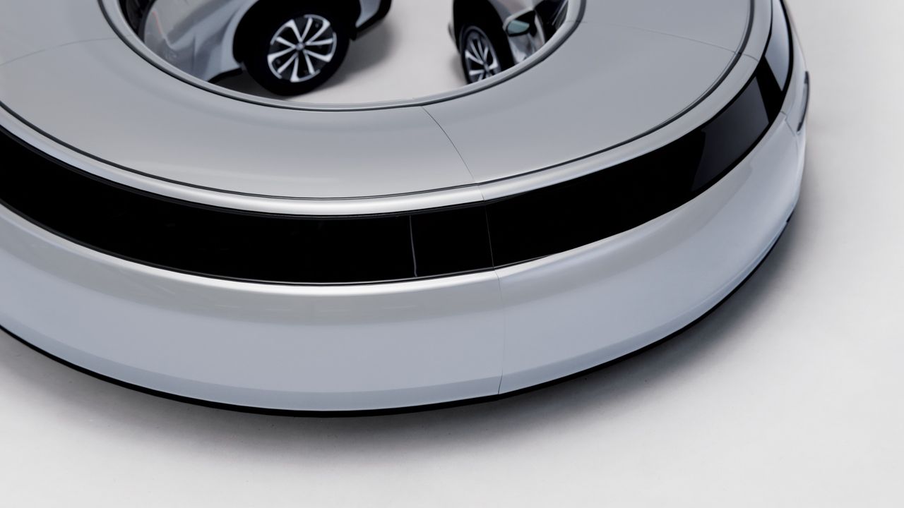 Renders of the Circle Car, from MSCHF x Lexus's Motomorphosis installation in New York