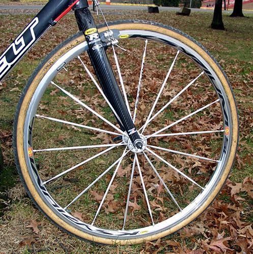 Almost indestructible - Mavic's standard Ksyrium wheels.