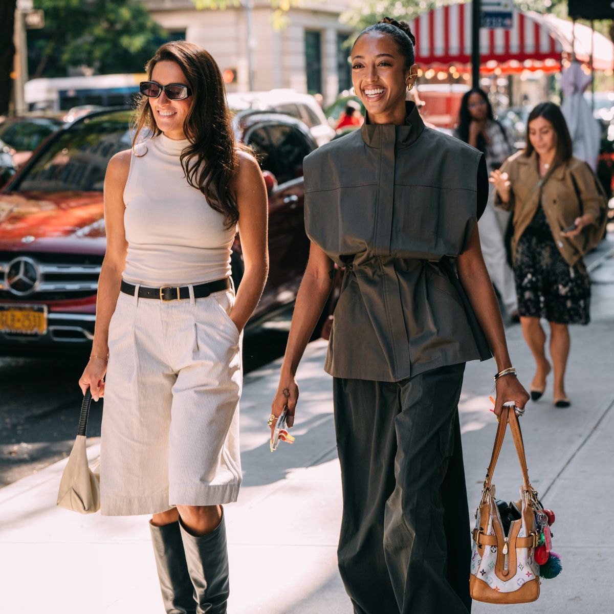 street style during new york fashion week ss26