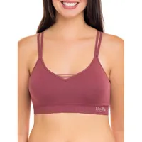 Kindly Yours Women's Sustainable Seamless V-Neck Bralette, $11.87 | Walmart