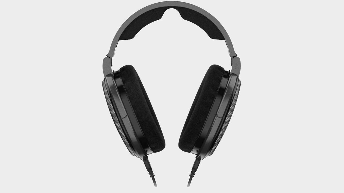 Sennheiser HD650 headphones on a blank background