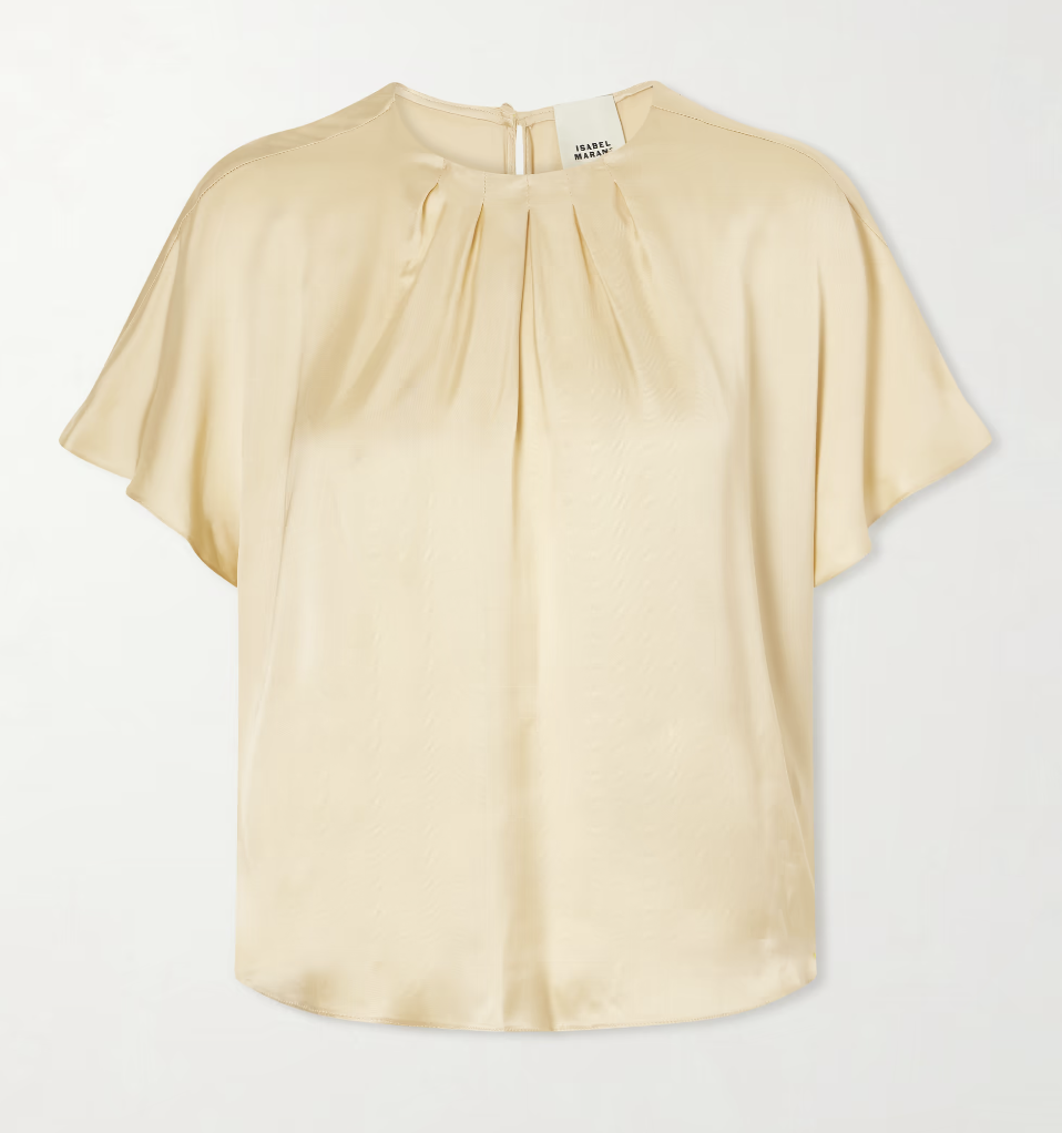 ISABEL MARANT, Sakine satin blouse