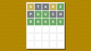 Wordle answer 811 on a yellow background