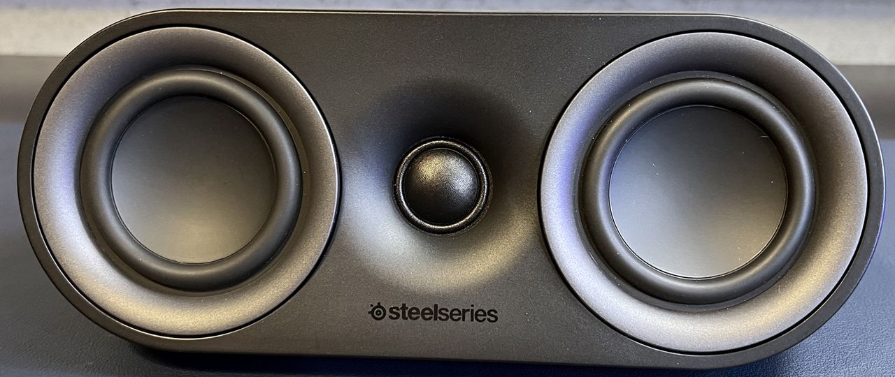 SteelSeries Arena 9 center speaker.