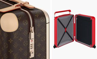 rolling luggage trunks