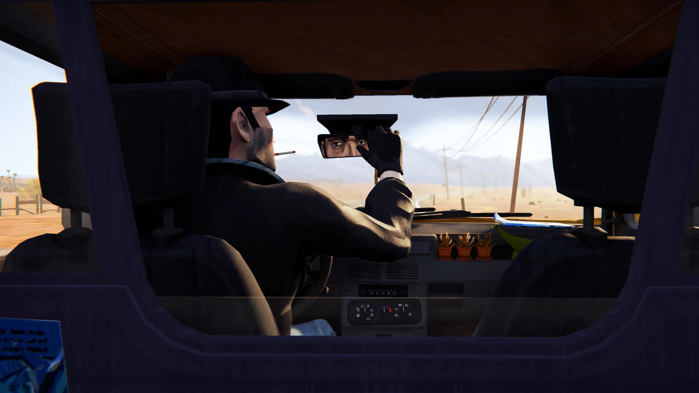 Una imagen del tráiler de Road 96 para PlayStation