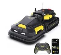 YARBO Robot Lawn Mower with Modular Design for Large Yard up to 6 Acres, Remote Control Robotic Lawnmower with 1.2"-4.0" Cutting Height, 70% Slopes, AI Vision & RTK for Navigation & Obstacle Detection