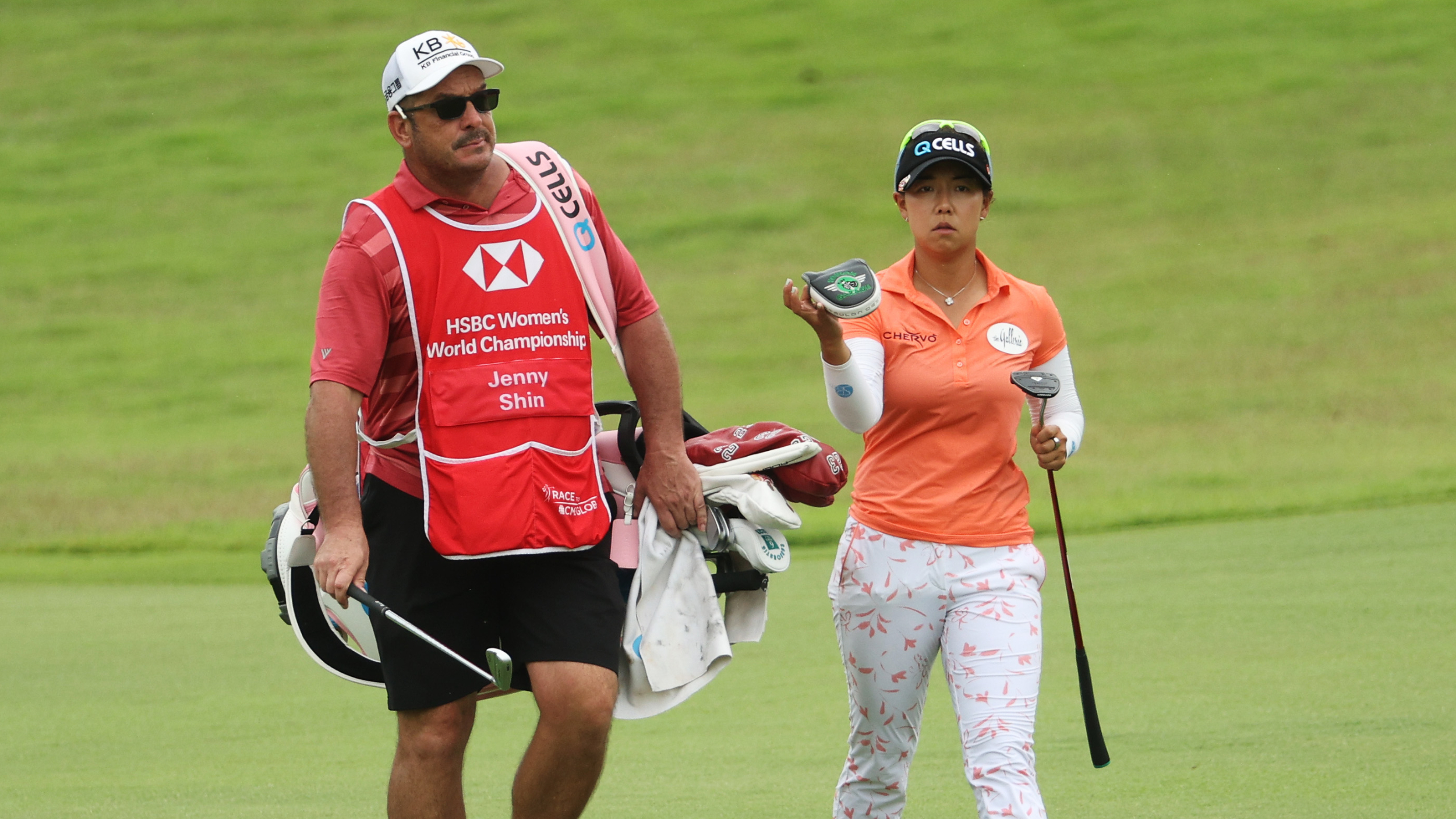 Ken Herring and Jenny Shin at the HSBC Women's World Championship