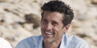 Patrick Dempsey on the beach with meredith in grey's anatomy