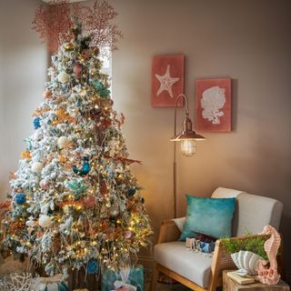 Mermaidcore Wayfair Christmas tree