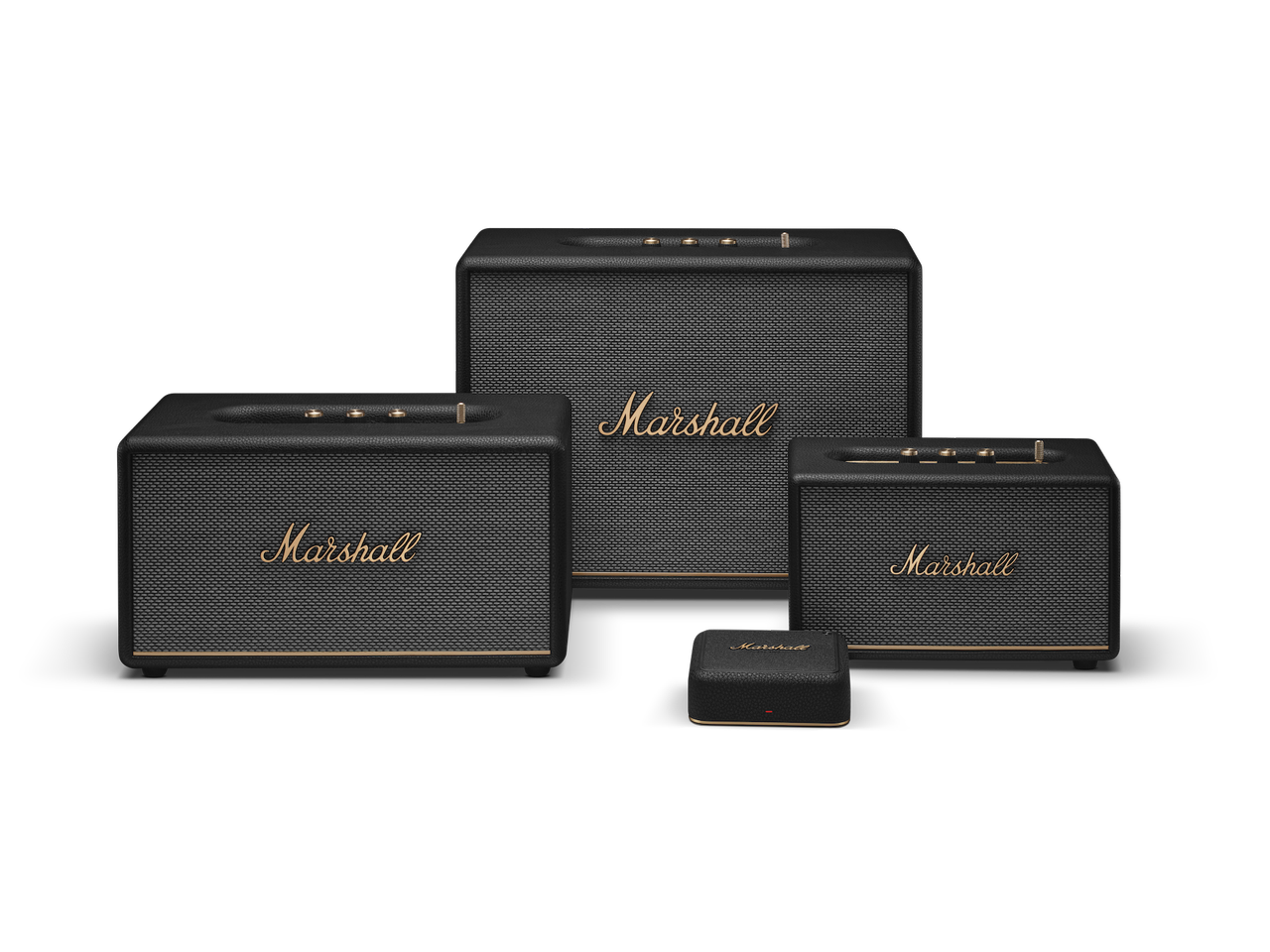 Marshall Heddon wireless streamer product images on a white background