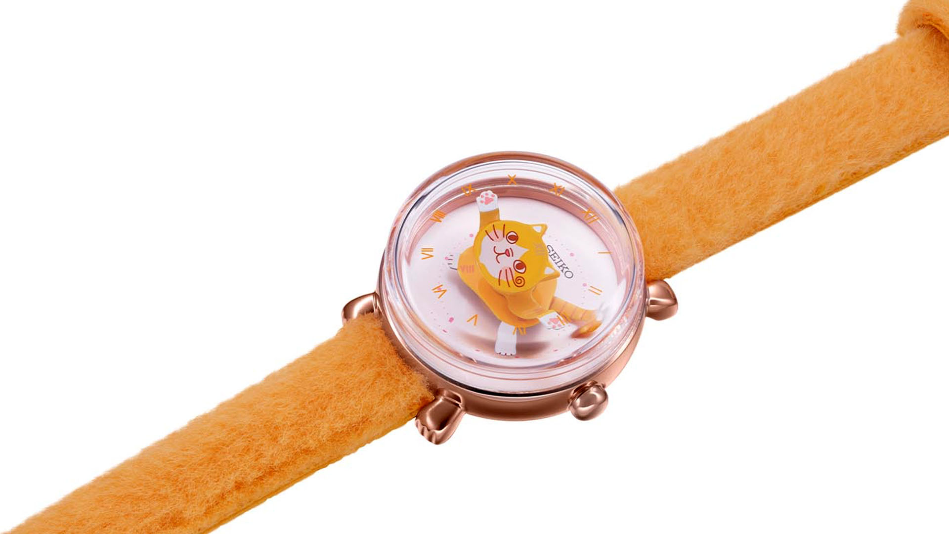 Seiko cat watch photo.