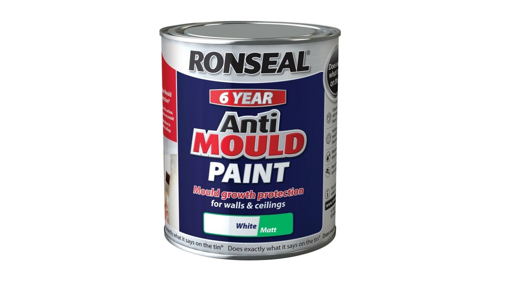 Bästa badrumsfärg för dåligt ventilerade rum: Ronseal Anti Mould Paint