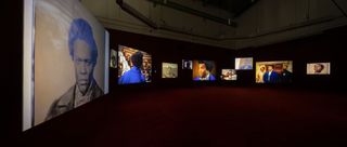 Installation view, Lessons of the Hour, McEvoy Foundation for the Arts, San Francisco by Isaac Julien