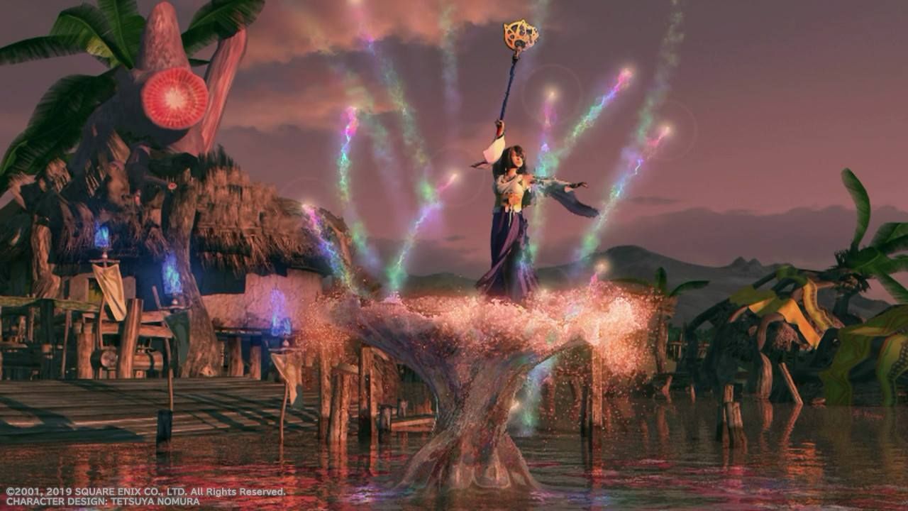 FFX Yuna sending scene