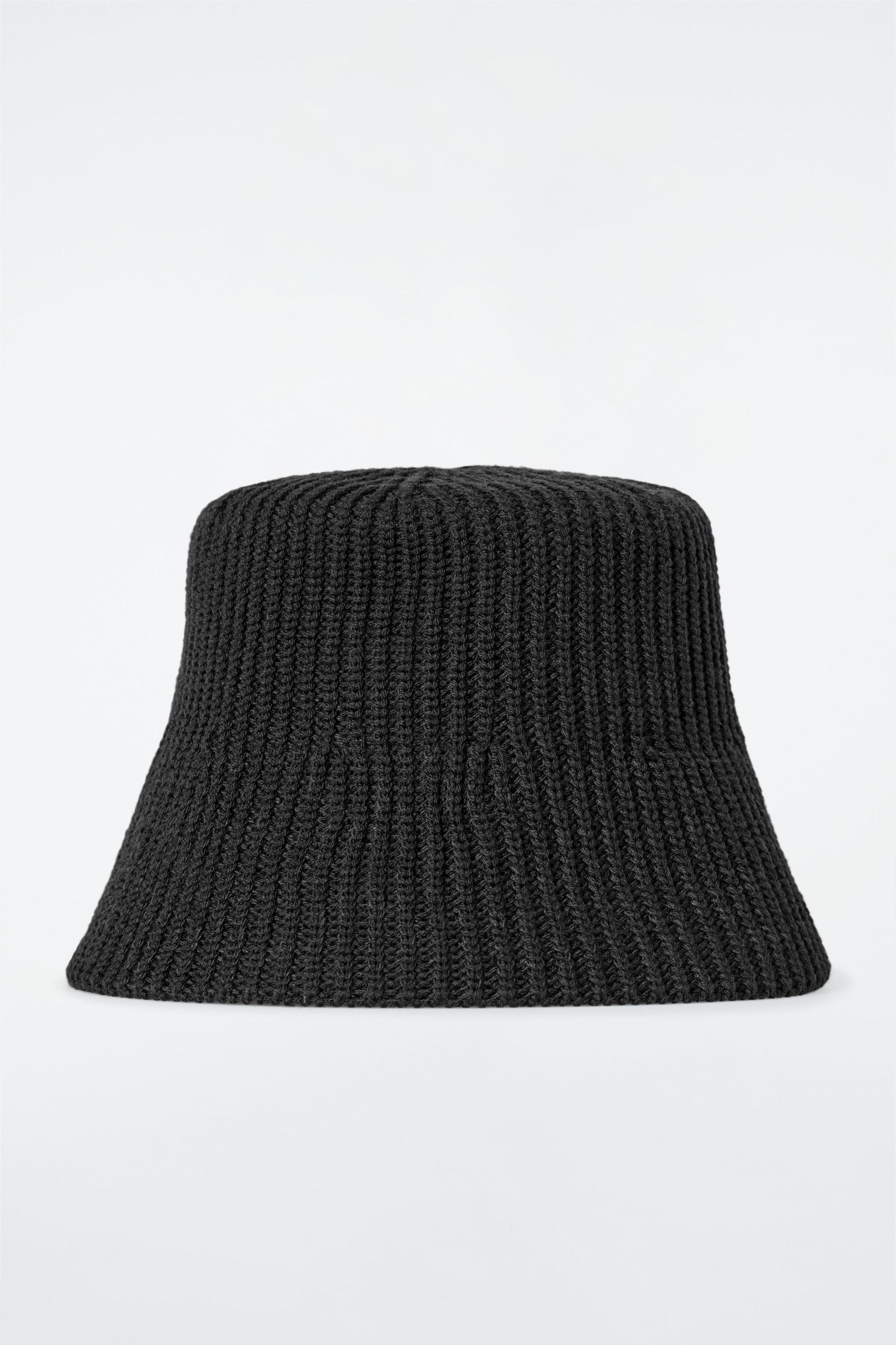 Ribbed Wool-Blend Bucket Hat