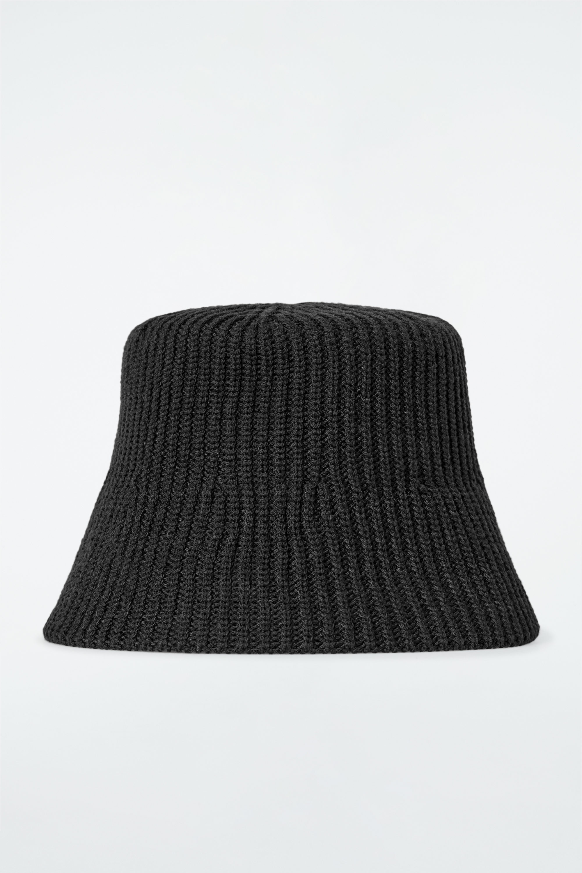 Ribbed Wool-Blend Bucket Hat