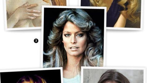 Grid of famous women's hairstyles