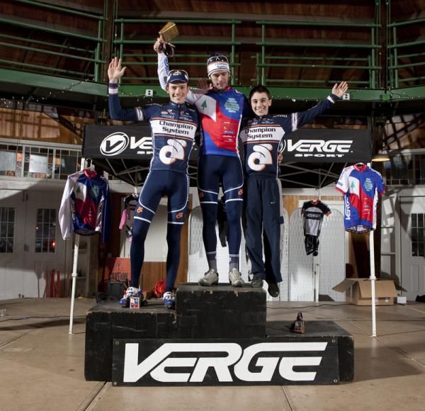 U23 Men series overall (L to R): Jesse Keough, Nick Keough, Ian "Little Luke" Keough.