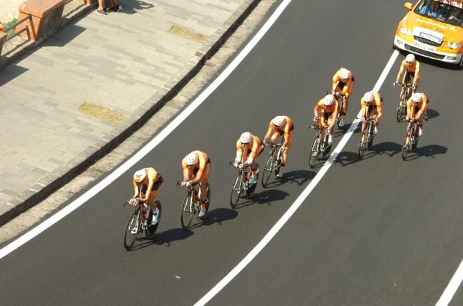 Euskaltel fell apart in the time trial