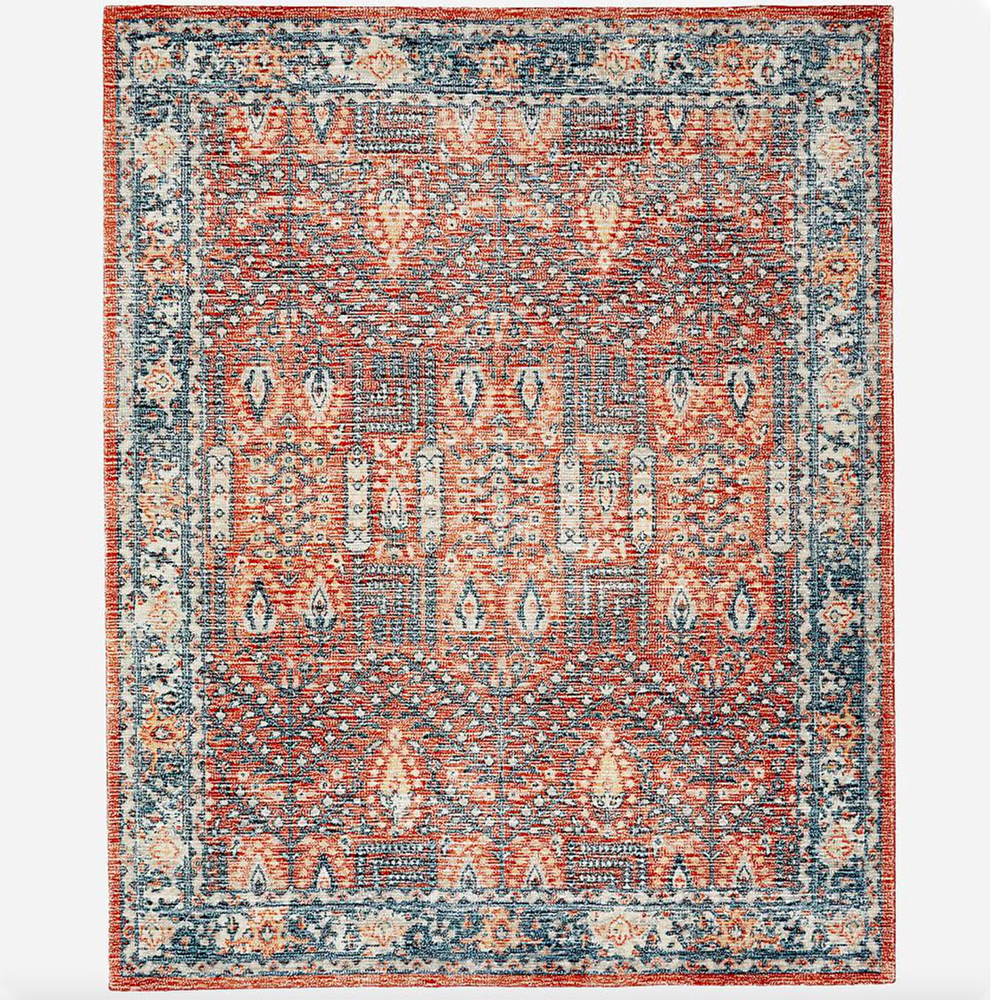 Traditional rug design by West Elm