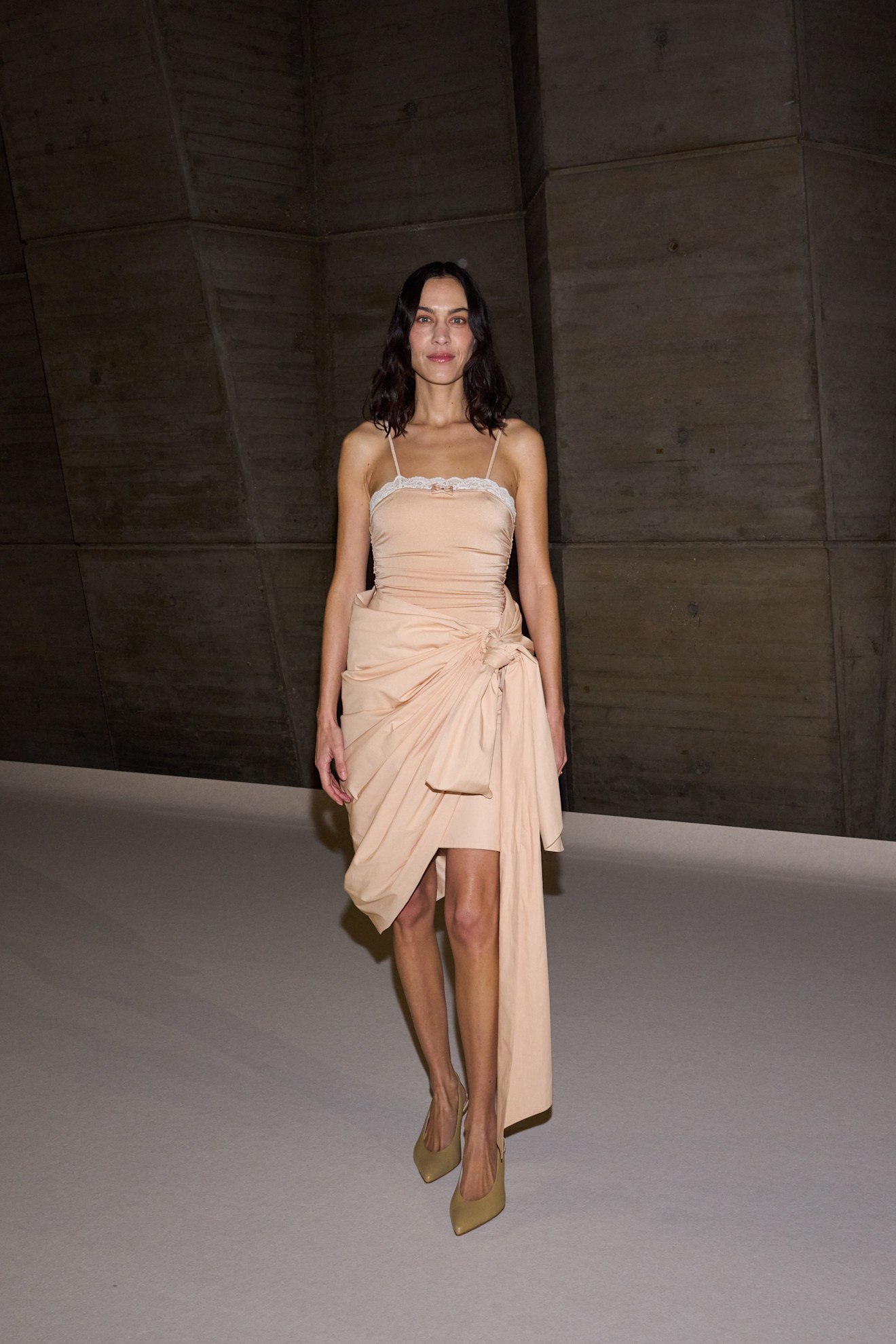 Alexa Chung attending the Chlo&eacute; fall/winter 2026 show during Paris Fashion Week.
