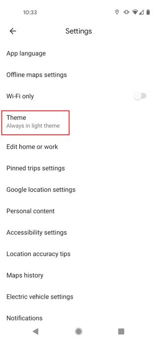 How to use Google Maps in dark mode — Google Maps settings