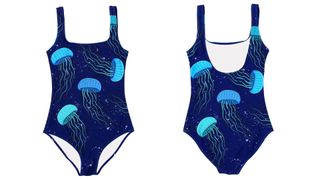 Batoko Jellyfish Scoop Back Swimsuit