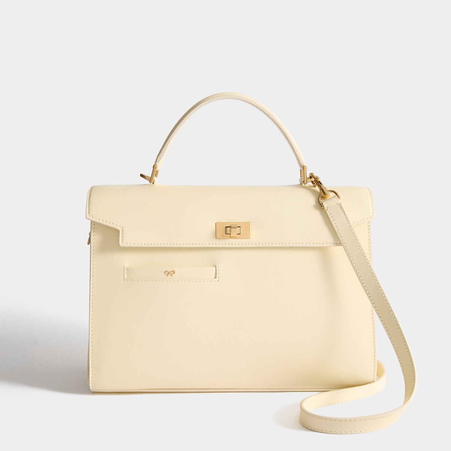 Mortimer Top Handle | Calf Leather in Butter Yellow
