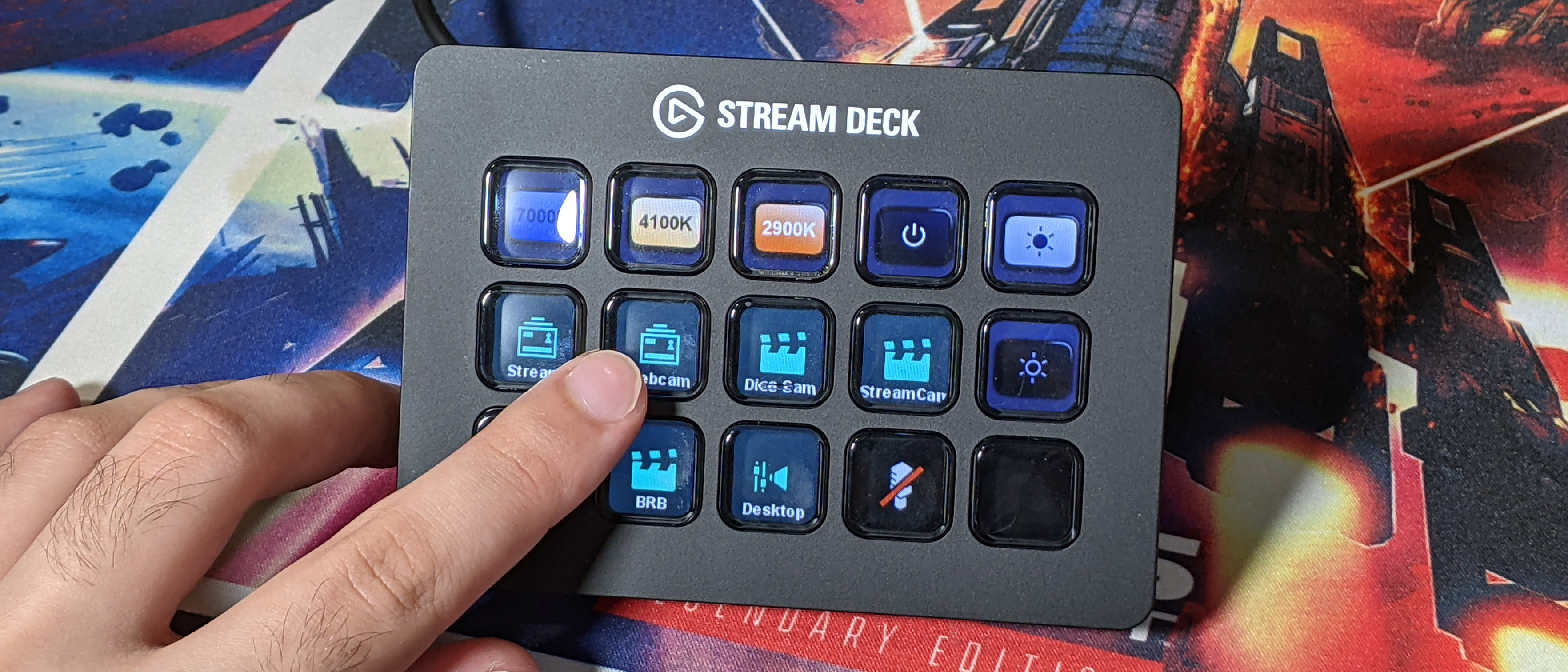  Elgato Stream Deck – Custom A 15 Pack of LCD Key with