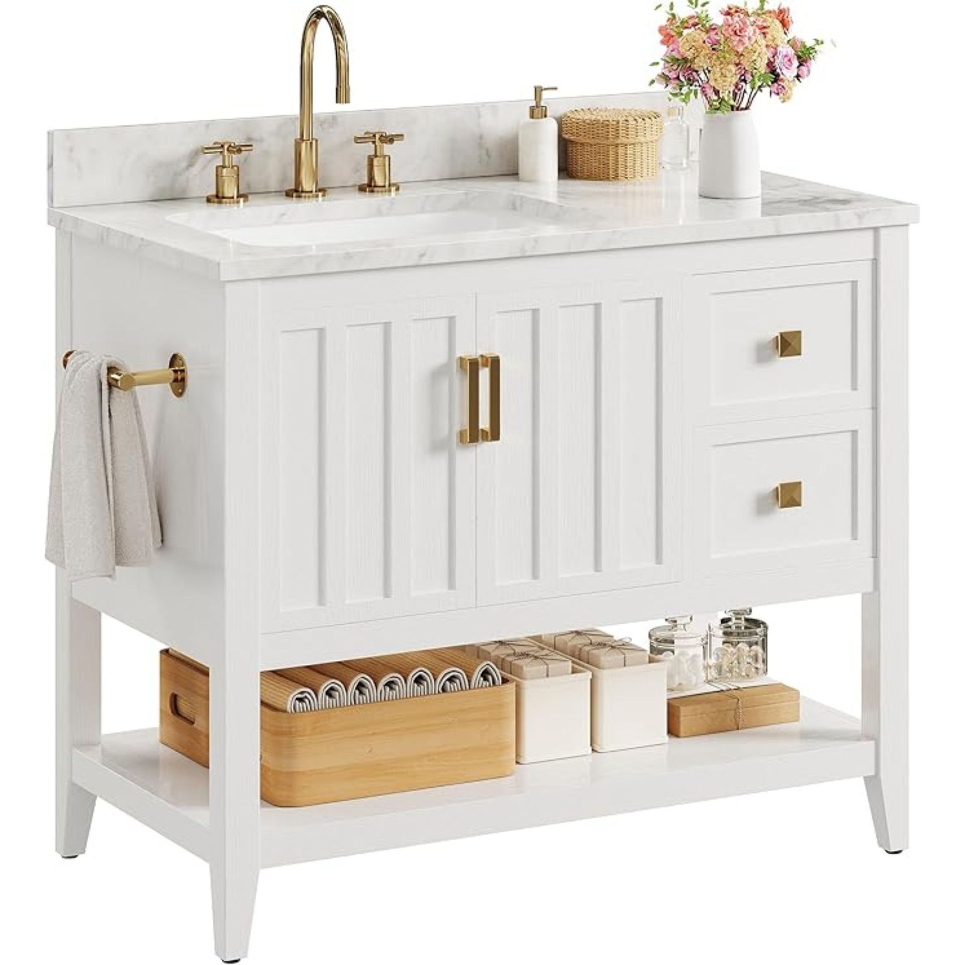 IRONCK Farmhouse Bathroom Vanity with Sink
