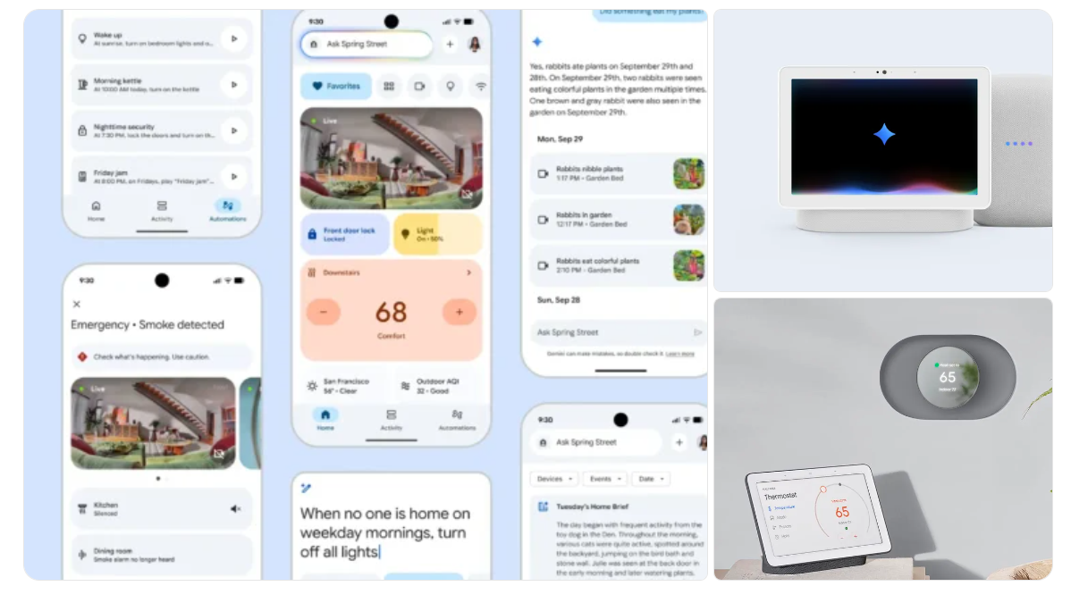 Google home screenshot
