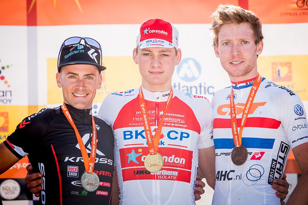 Mathieu van der Poel topped the stage 2 podium