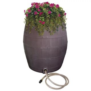 Rain Barrel with planter
