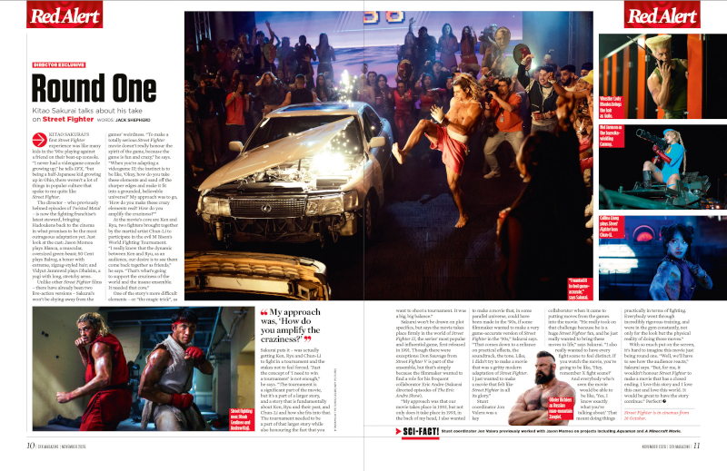A news story about the new Street Fighter movie.