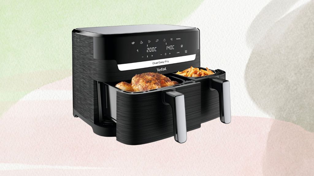 Ninja Foodi Dual Zone Digital Air Fryer, 2 Drawers, 7.6L, 6-in-1, Uses No Oil, Air Fry, Max Crisp, Roast, Bake, Reheat, Dehydrate, Cooks 4-6 Portions, Non-Stick, Dishwasher Safe Baskets, Black AF300UK - View #9