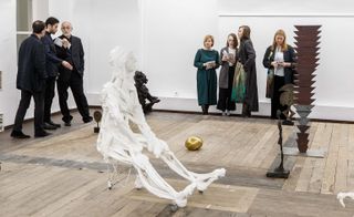 Installation view of ‘General Rehearsal’ at Moscow Museum of Modern Art