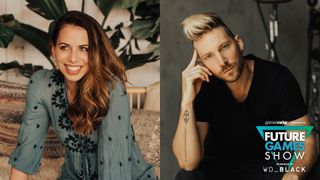 Laura Bailey and Troy Baker