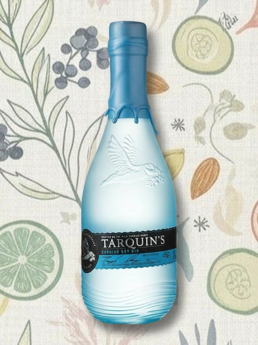 Tarquin’s Cornish Dry Gin | Award-Winning | Fresh Juniper, Bright Citrus & Floral Notes | Crafted on the Wild Cornish Coast | Enjoy in a G&t With Grapefruit & Thyme | 42% Vol | 70cl