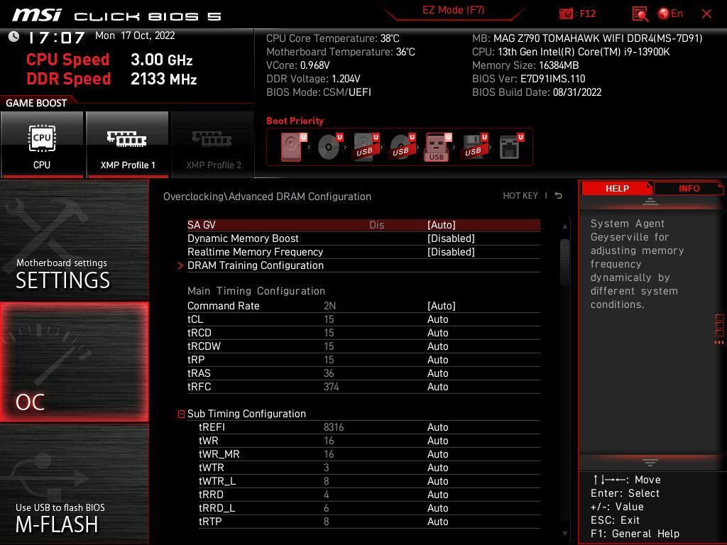 MSI MAG Z790 Tomahawk WIFI