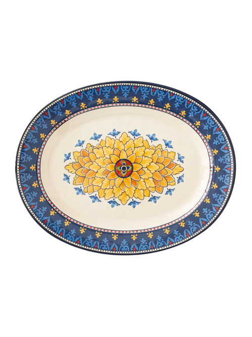 Sicily Outdoor Melamine Oval Platter