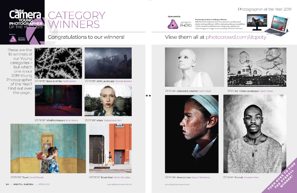 DCam 215 YPotY winners spread image