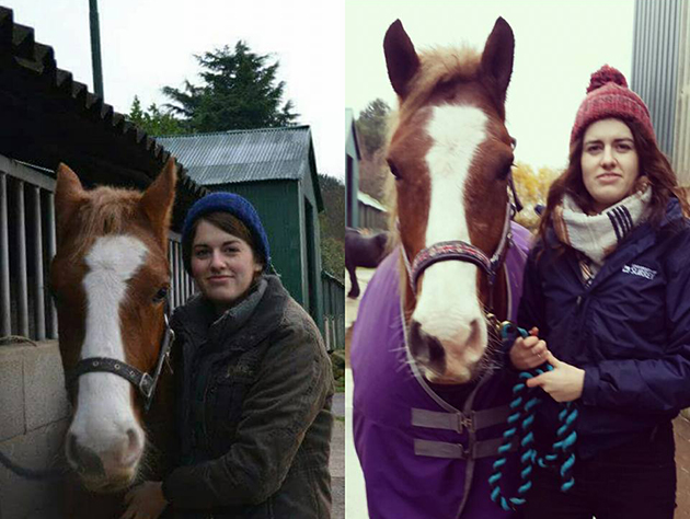 &lsquo;Here&rsquo;s my Mum&rsquo;s horse Dylan who was a buy one get one free from her mare. On the left is him at just under two-years-old and on the right is last week and he&rsquo;s now nearly six.&rsquo; Joy Leng