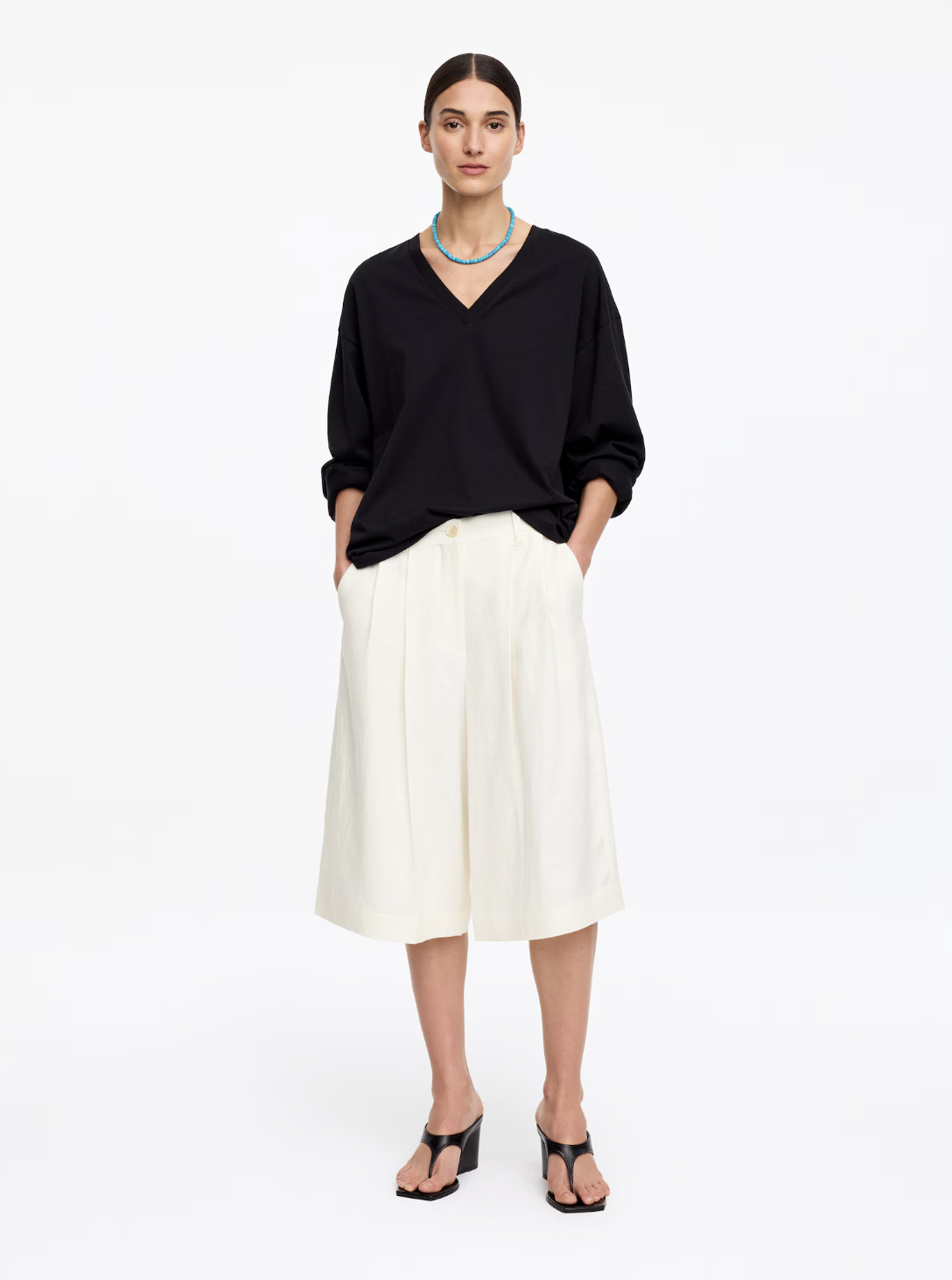 ARKET, Tailored Linen Shorts