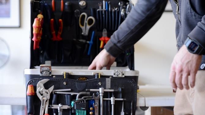Tools to keep all the bikes running