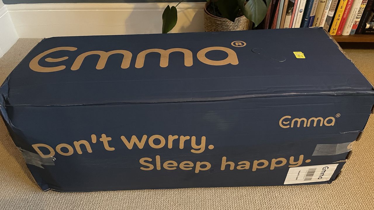 Emma Mattress in its box