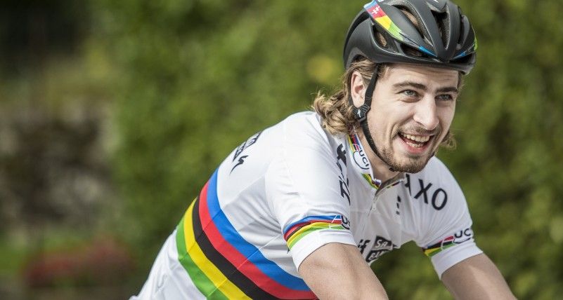 Peter Sagan has some fun at Sportful HQ